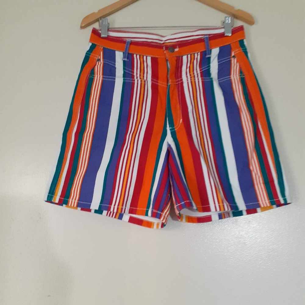 Denim shorts Bright 🌞 Vintage 90s Highrise Western Yoke Mom Bermuda jeans